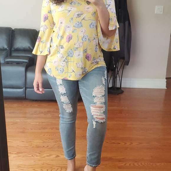 Distress High Waist Skinny Jeans - Picture 6 of 7